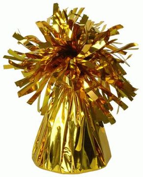 Foil Balloon Weights Gold x 12pcs - Balloon Accessories